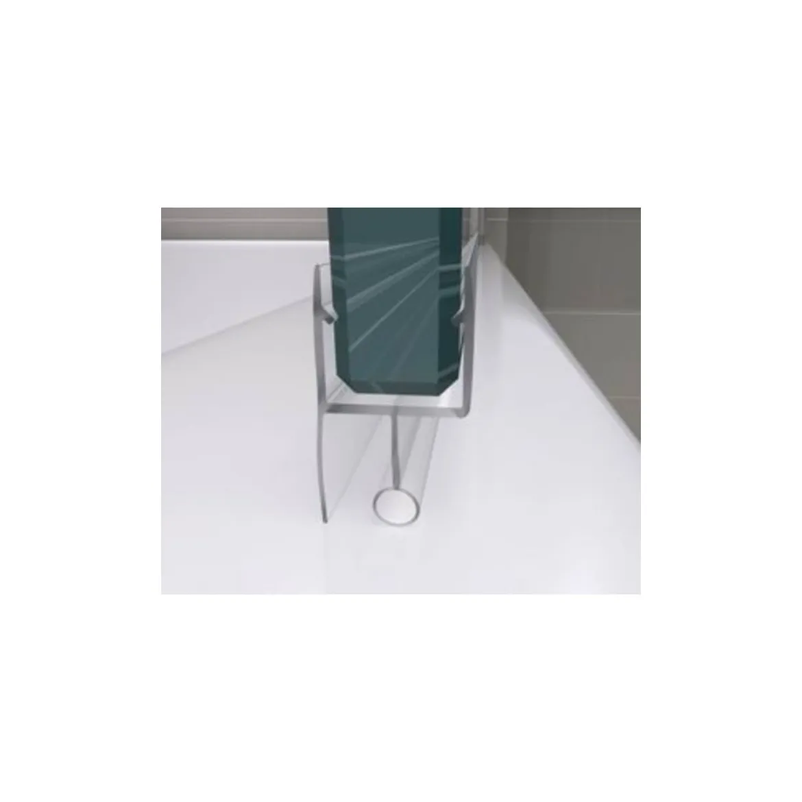 Box Vasca Doccia a Libro 6 mm Cristallo Sopravasca Pieghevole Bagno Parete Vetro