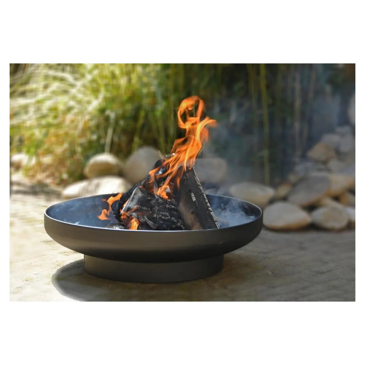 Braciere Barbecue da Esterno Giardino Tondo per Legna Carbone