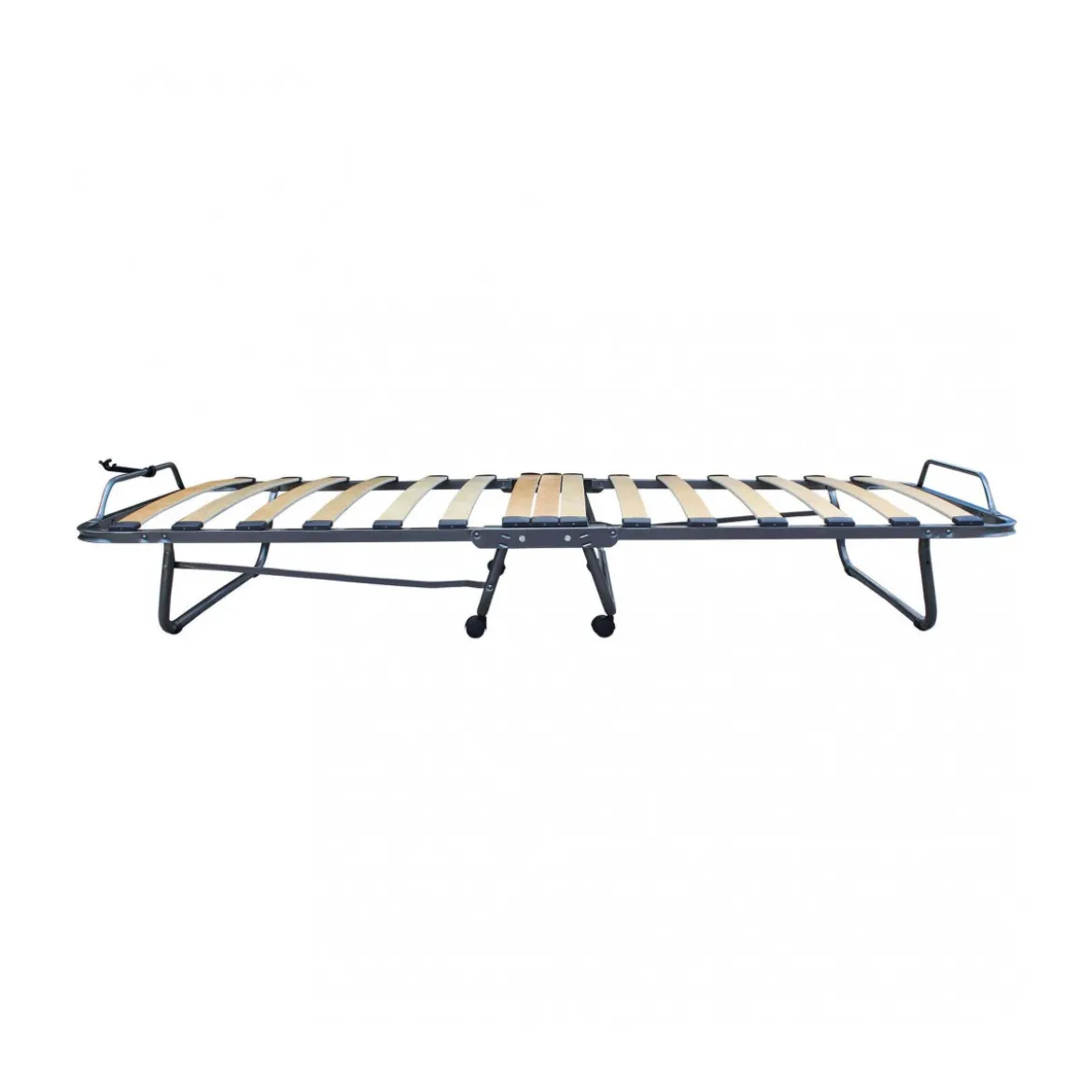 Brandina Pieghevole con Materasso 80x190 Branda Letto Singolo a Doghe