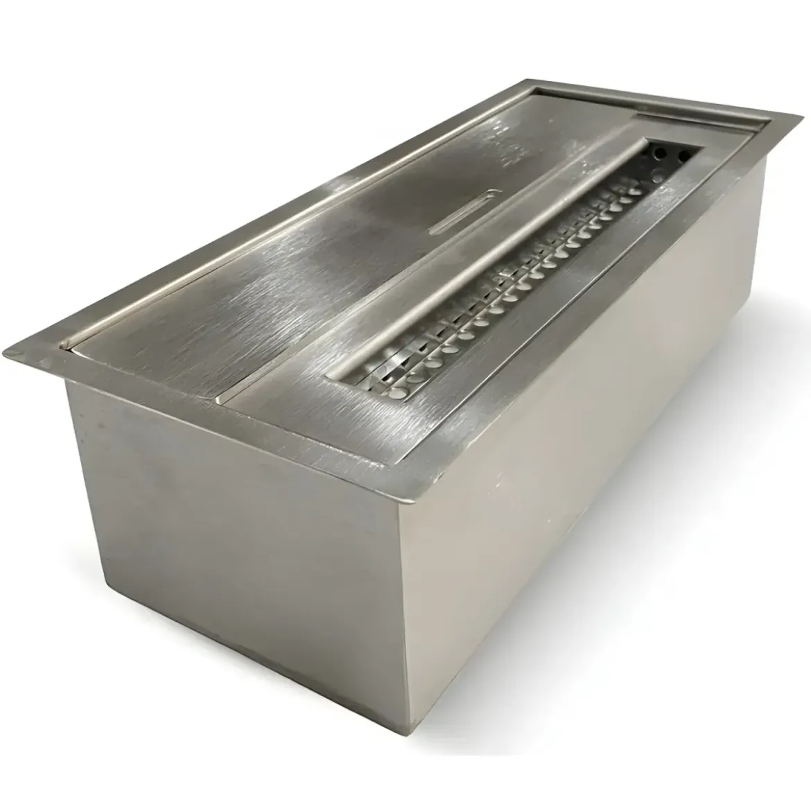 Bruciatore Bioetanolo 1,5L in Acciaio Inox per Biocamino da Incasso