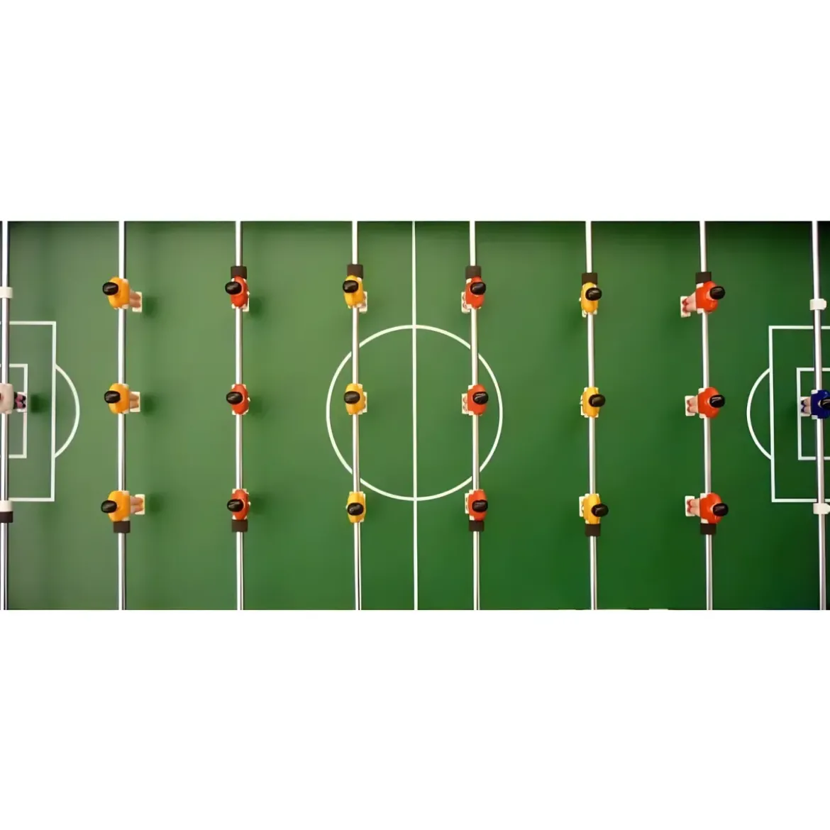 Calcetto Biliardino per Bambini 4 Aste Passanti Palline Incluse Calciobalilla