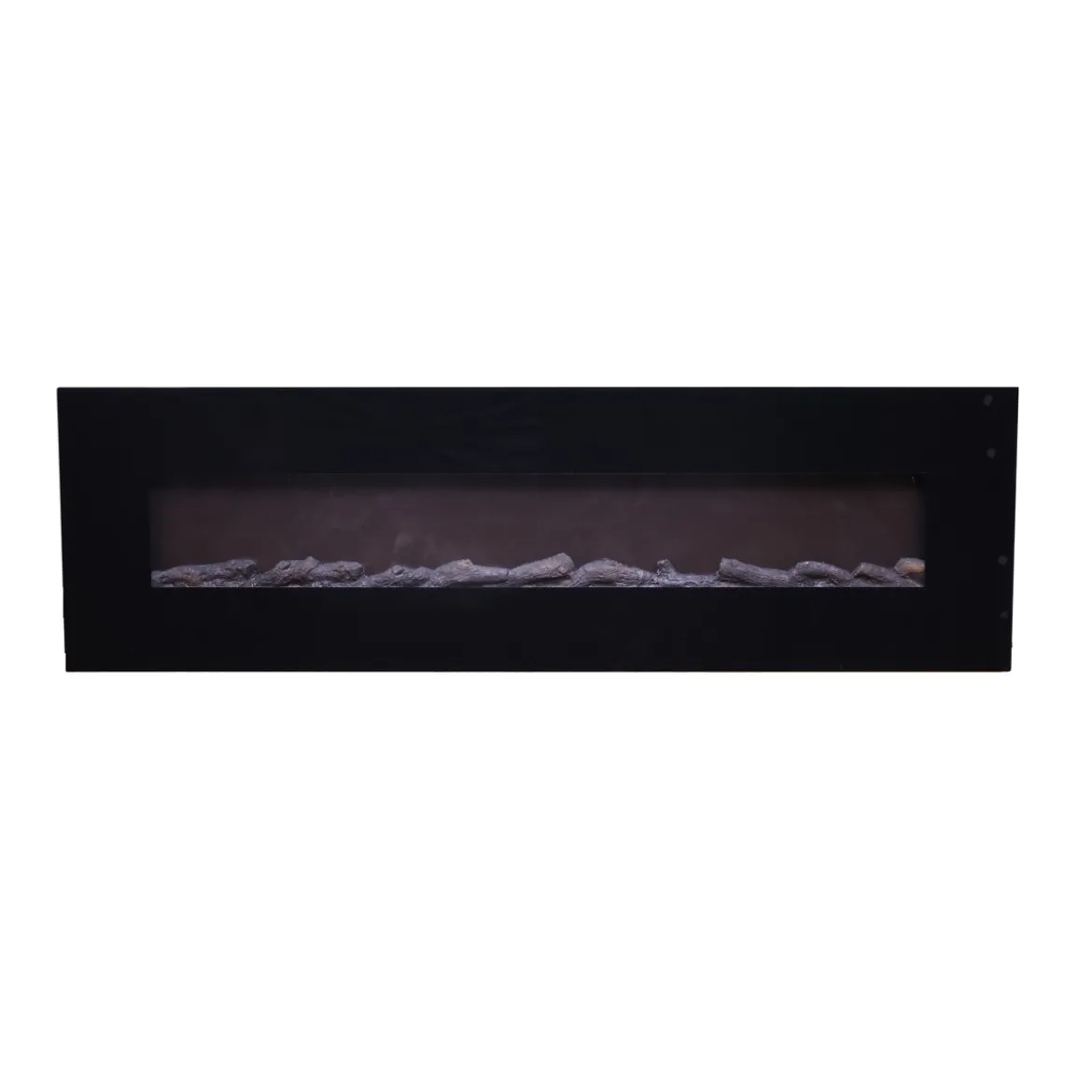 Caminetto Elettrico da Parete 180 cm con Fiamma Finta a Led 1500W