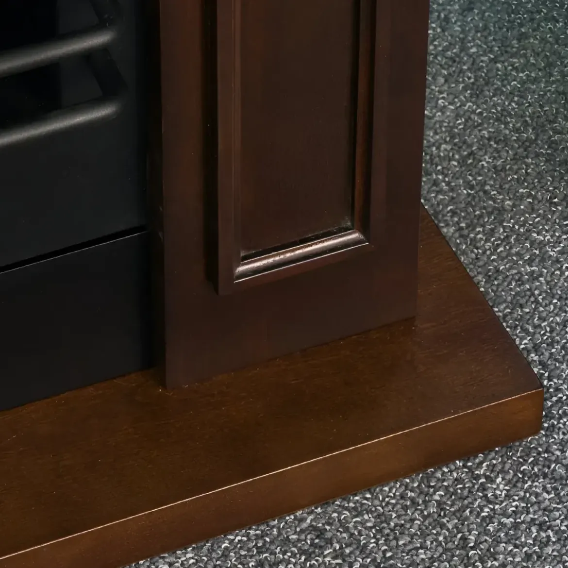 Camino a Bioetanolo 3,4 kW da Pavimento 1,2L Marrone in Legno MDF