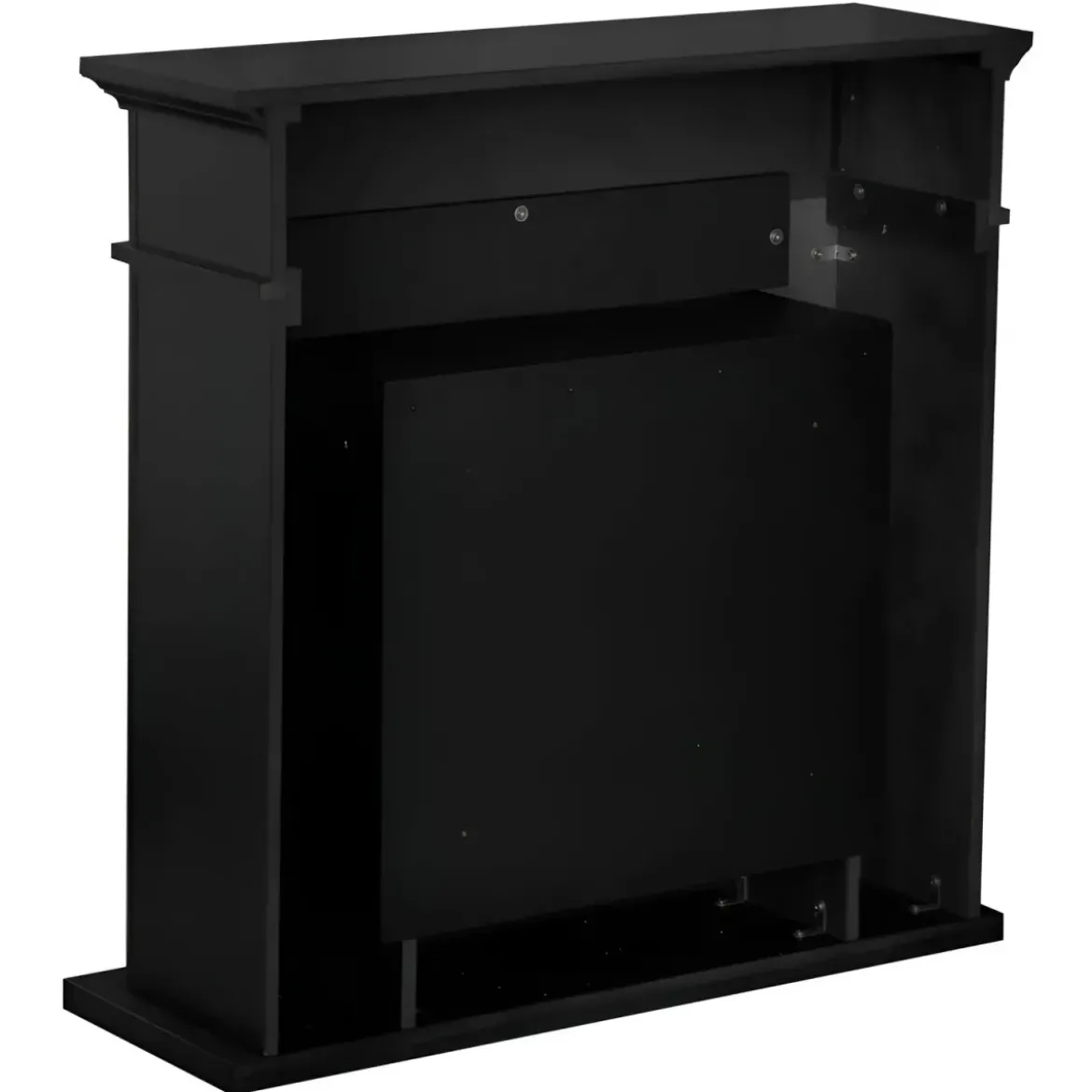 Camino a Bioetanolo 3,4 kW da Pavimento 1,2L Nero in Legno MDF