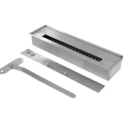 Camino a Bioetanolo 1,8L Angolare da Pavimento Bianco 3,4 kW Legno MDF