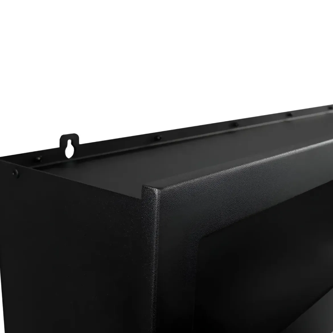 Camino a Bioetanolo 1,5L Nero Angolare a Destra da Incasso 90x45 cm