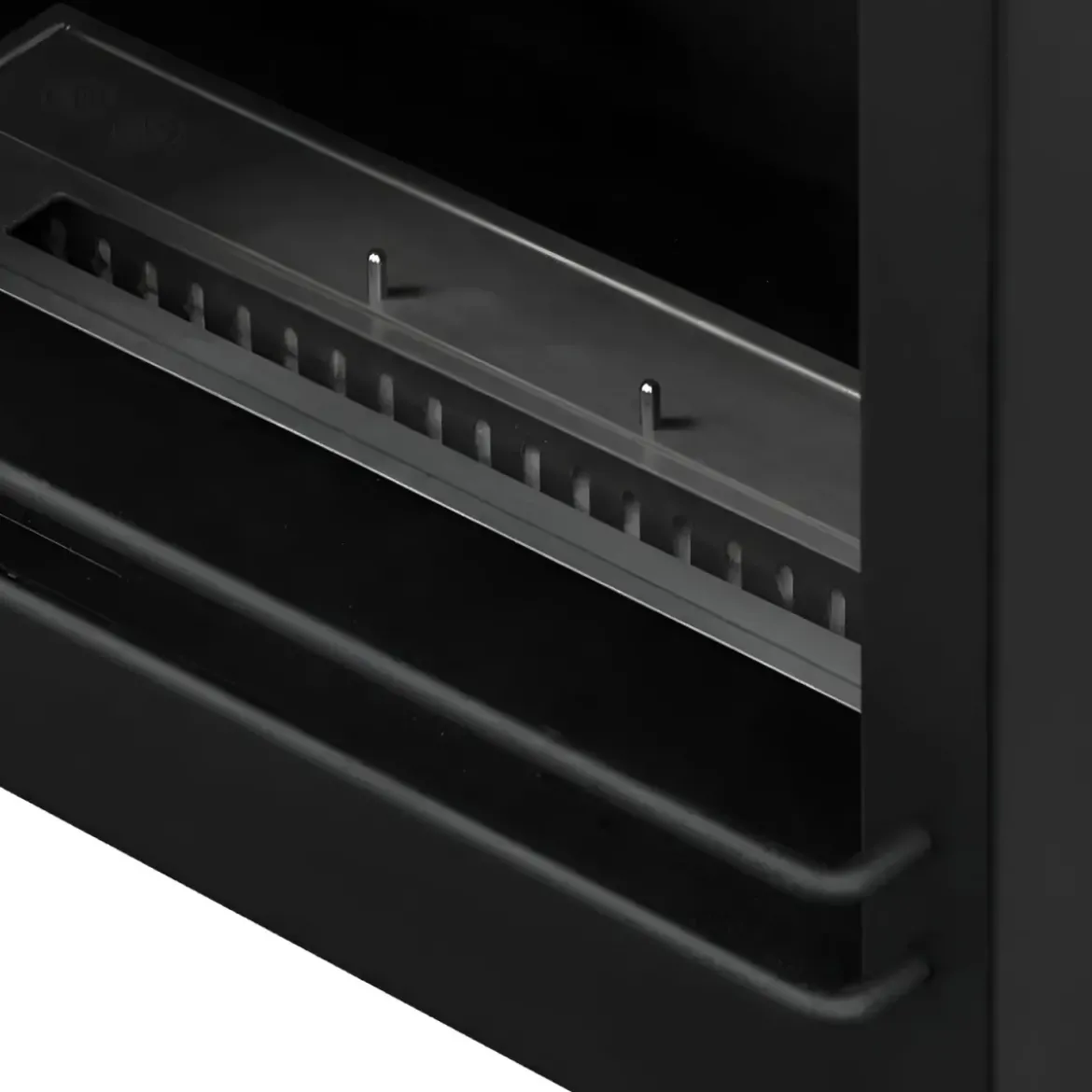 Camino a Bioetanolo Nero da Terra 3,4 kW Lana di Roccia 1,8L Interno