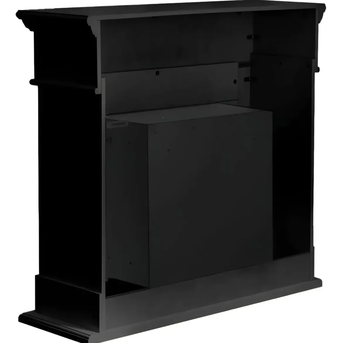 Camino a Bioetanolo Nero da Terra 3,4 kW Lana di Roccia 1,8L Interno