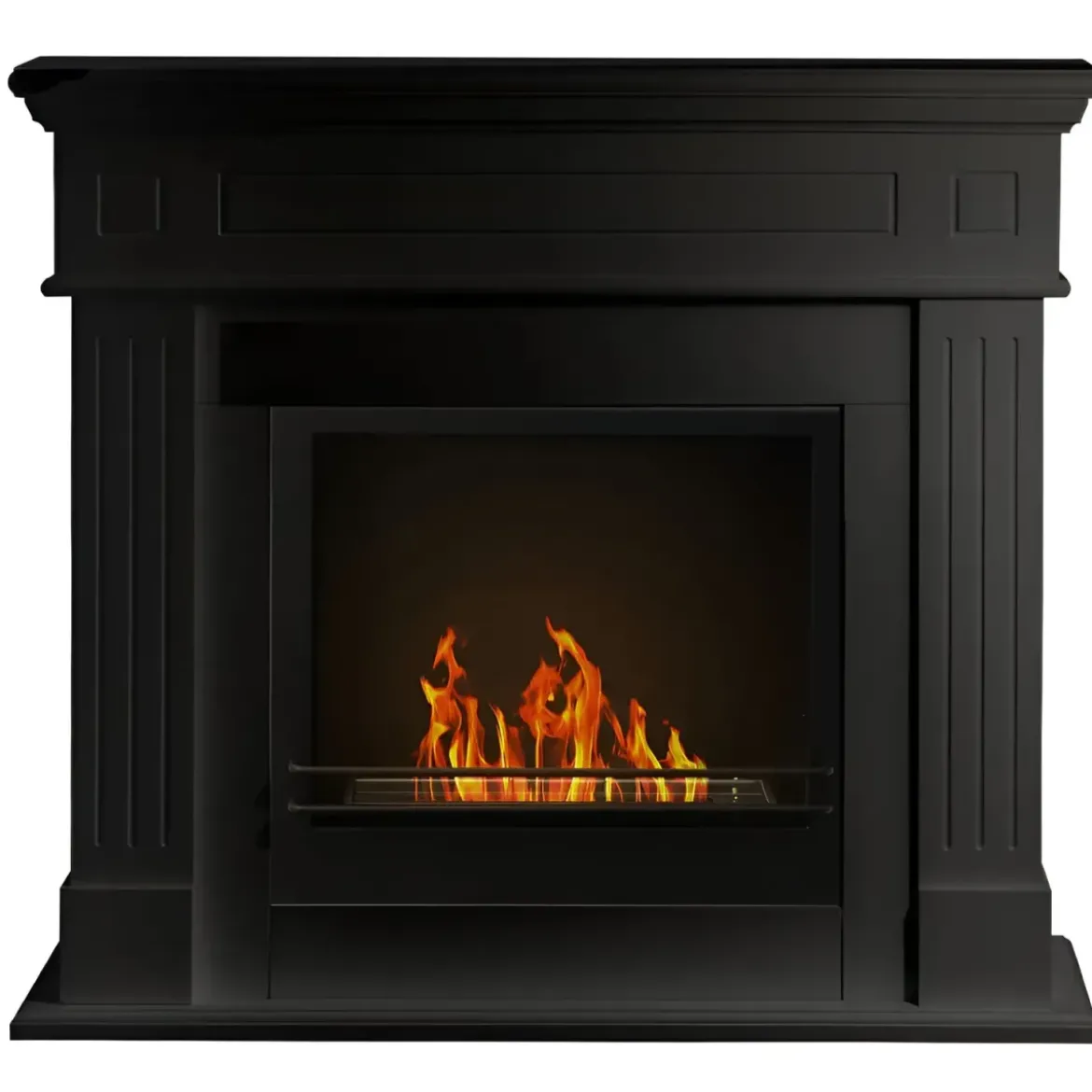 Camino a Bioetanolo Nero da Terra 3,4 kW Lana di Roccia 1,8L Interno