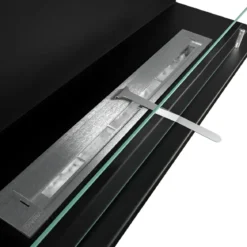 Camino a Bioetanolo Trifacciale da Incasso 90x45 cm 1,5L Nero 3kW