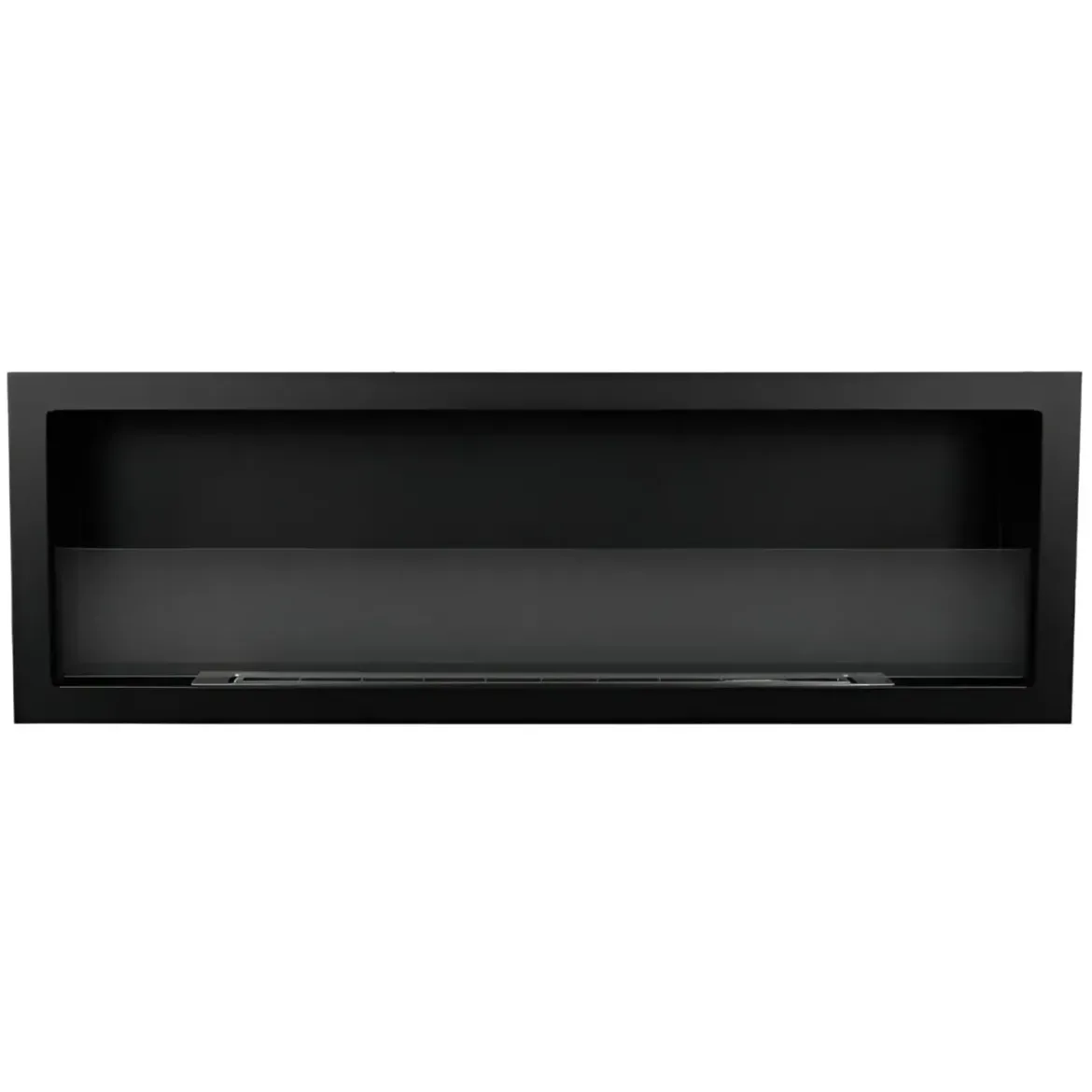 Camino Ecologico Bioetanolo 120x40 cm da Incasso a Parete Nero 3kW