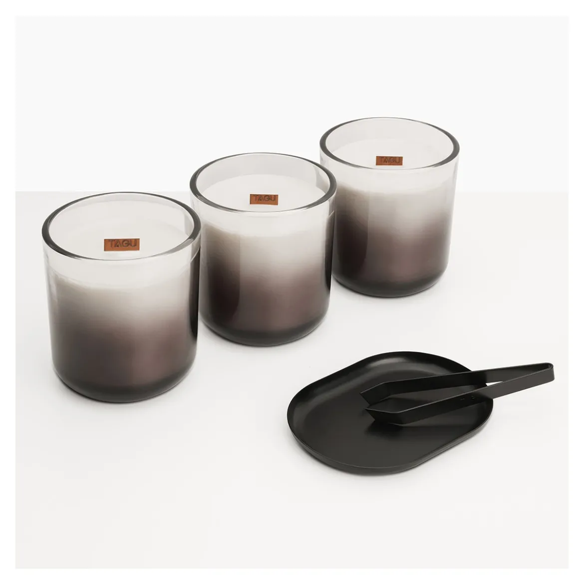 Camino Effetto Mattone a Candele TAGU ZenFlame Rolf Bianco