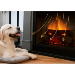 Camino Elettrico Magna Tagu PowerFlame2 Nero 1600W