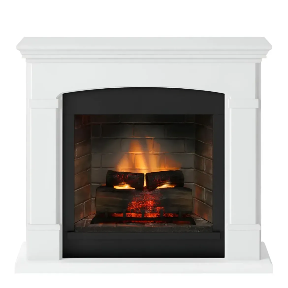Camino Elettrico Tagu Helmi PowerFlame2 1600w Bianco