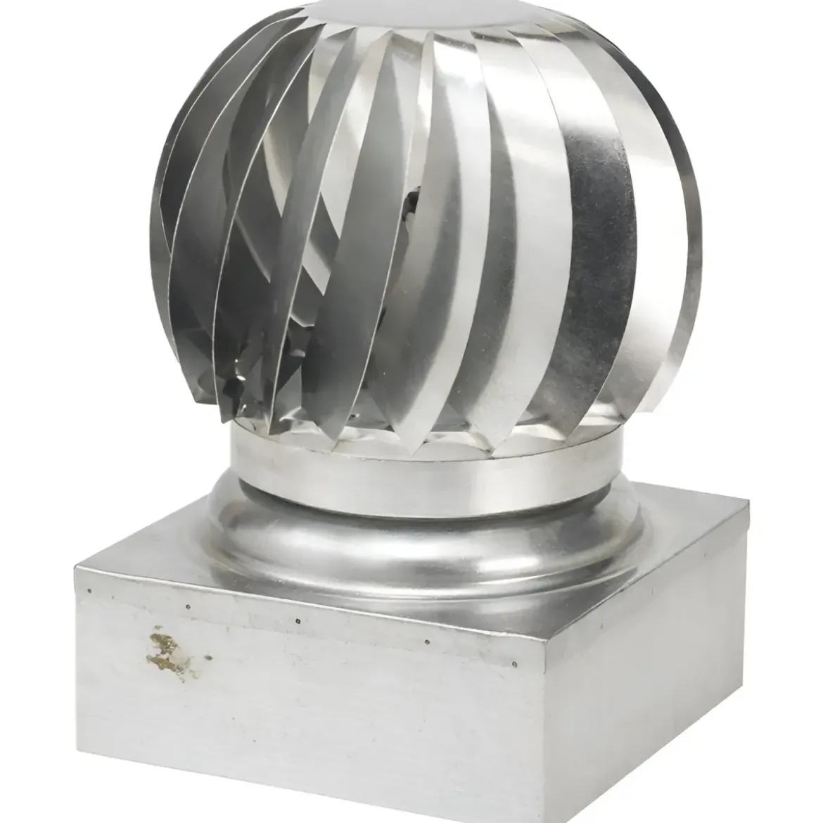 Camino Eolico Turbina Acciaio Inox 27x27 Aspiratore Comignolo Girevole