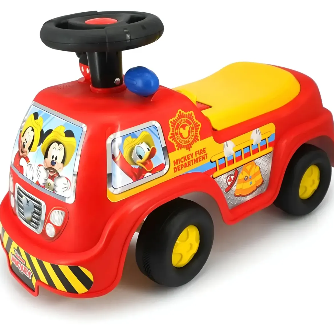Camion dei Pompieri Cavalcabile per Bambini Topolino 1+ Licenza Disney