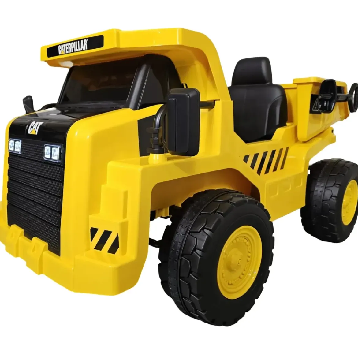 Camion Elettrico per Bambini Caterpillar 12V Giallo Cassone Ribaltabile