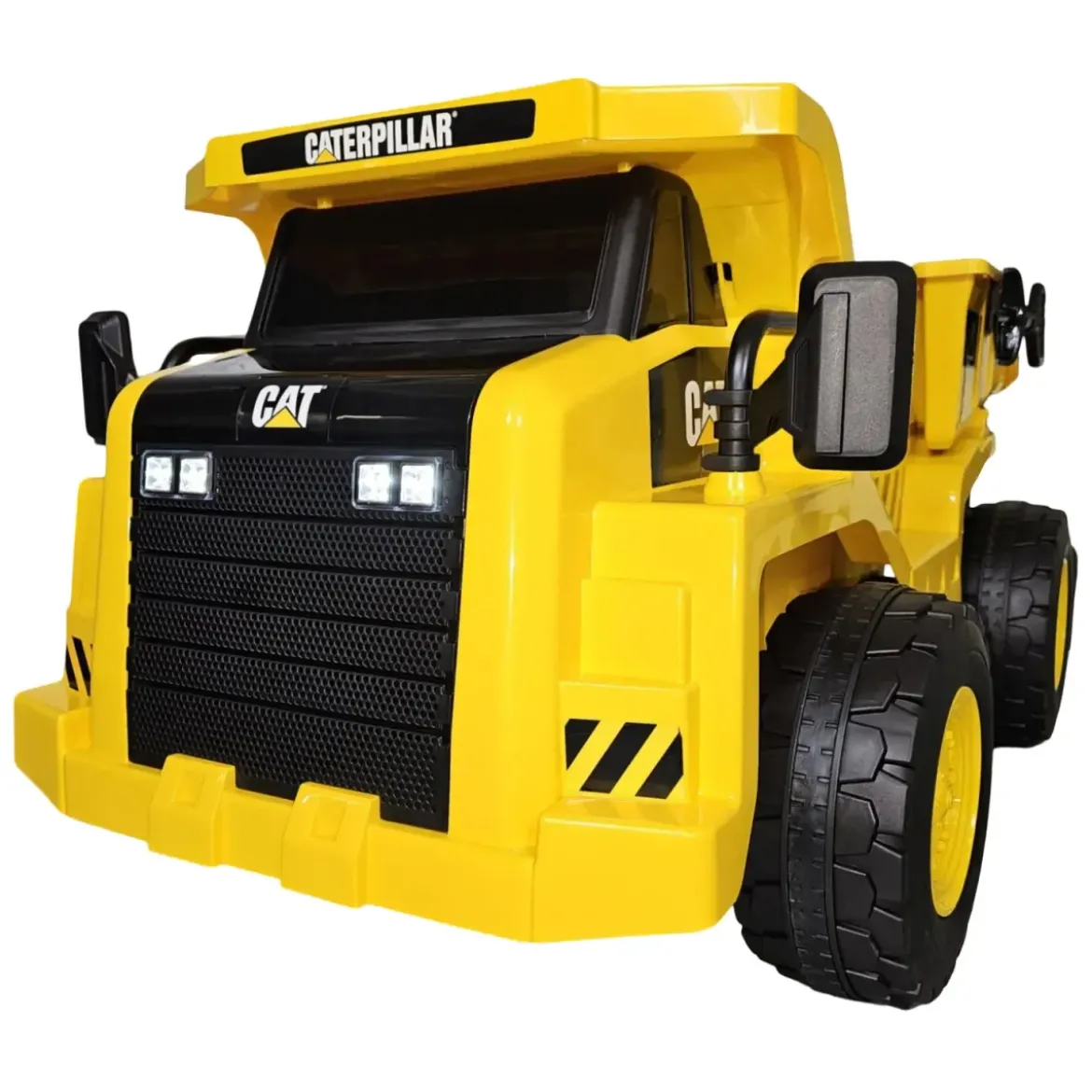 Camion Elettrico per Bambini Caterpillar 12V Giallo Cassone Ribaltabile