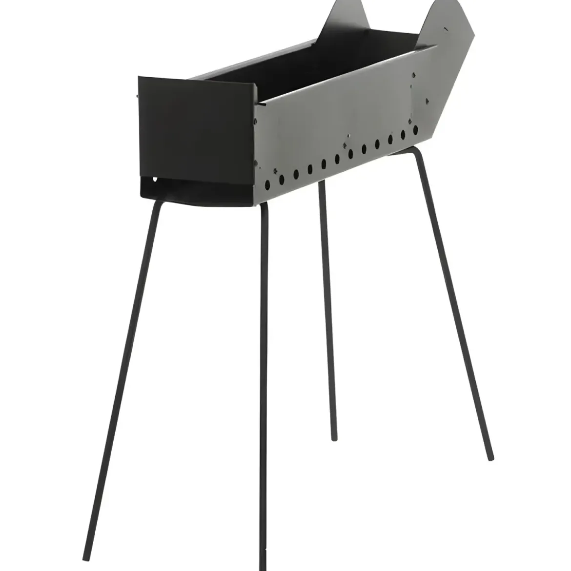 Canalina Fornacella Arrosticini Spiedini a Carbone 40x14 Pieghevole