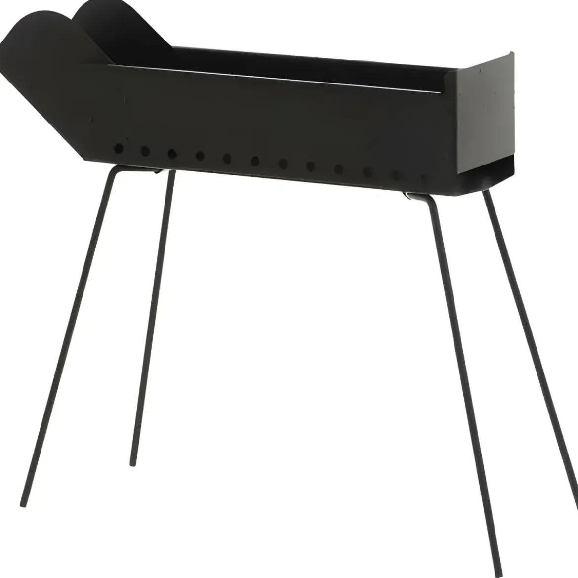 Canalina Fornacella Arrosticini Spiedini a Carbone 40x14 Pieghevole