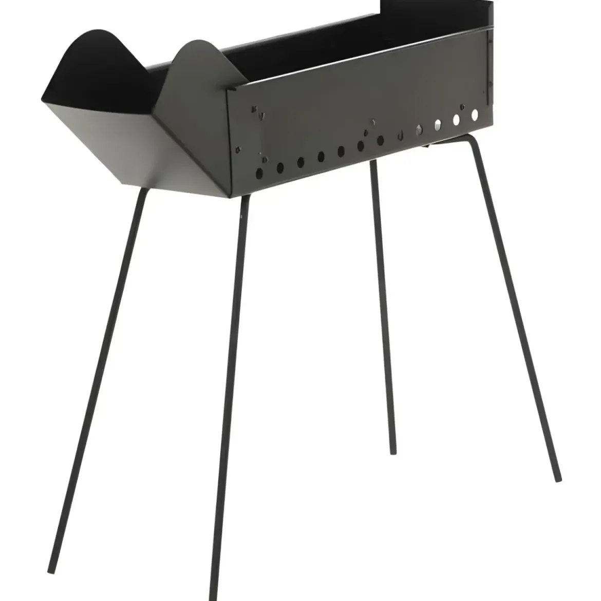 Canalina Fornacella Arrosticini Spiedini a Carbone 40x14 Pieghevole