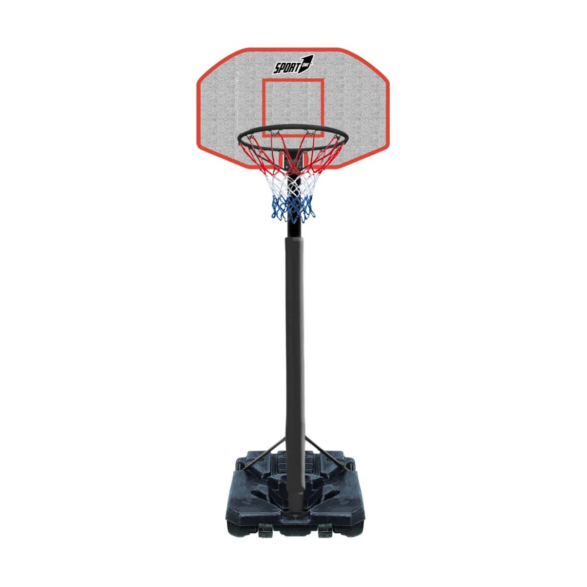 Canestro da Basket Regolamentare Regolabile Tabellone Rete Ruote Pallacanestro