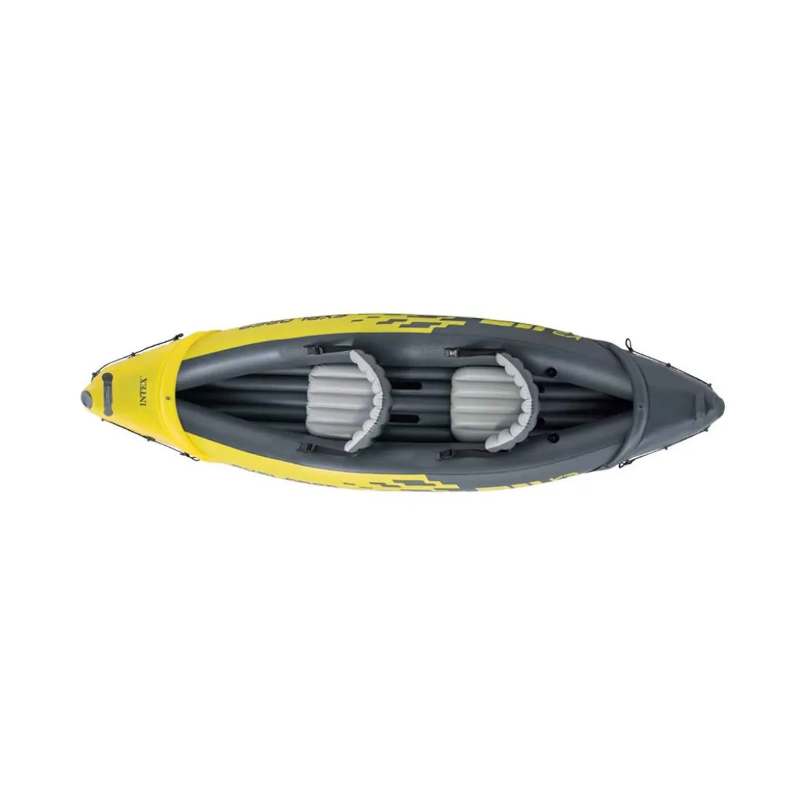Canoa Gonfiabile 2 posti 180 kg 2 Remi da Campeggio Intex Pesca Accessori Mare