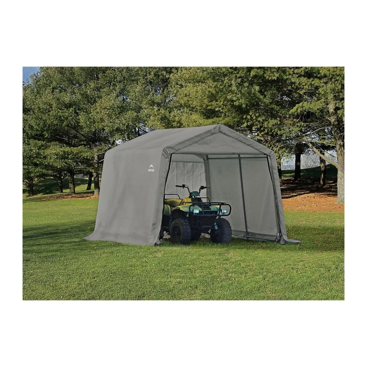 Capanno Gazebo Rimessa per Attrezzi da Giardino Arredo Esterno Capannone in PVC