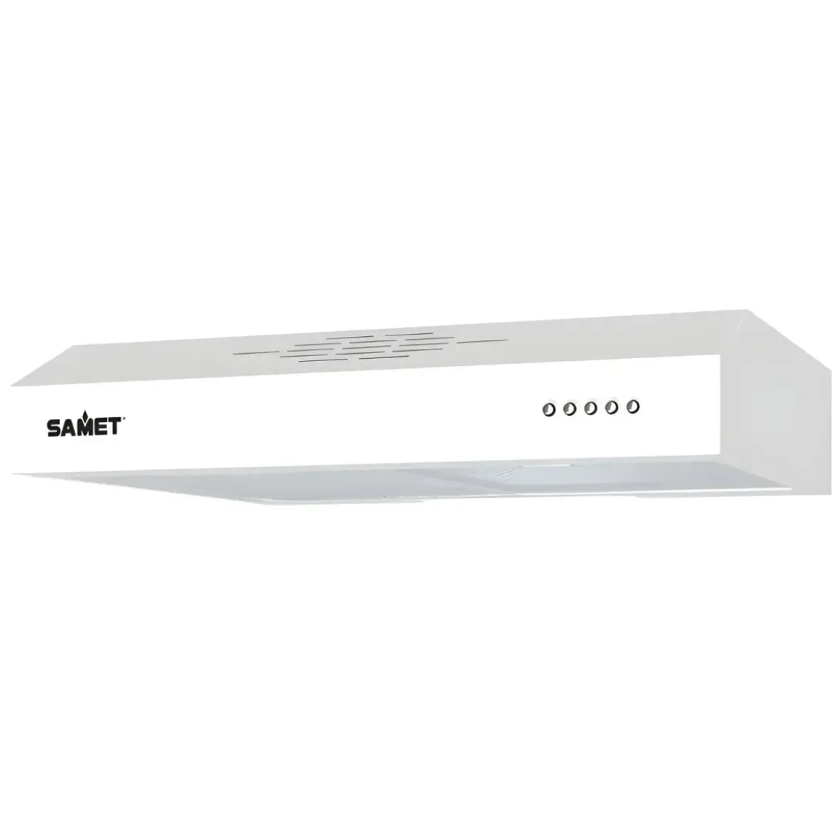 Cappa per Cucina 60 cm Sottopensile Samet 3 Velocità Bianco Classe G
