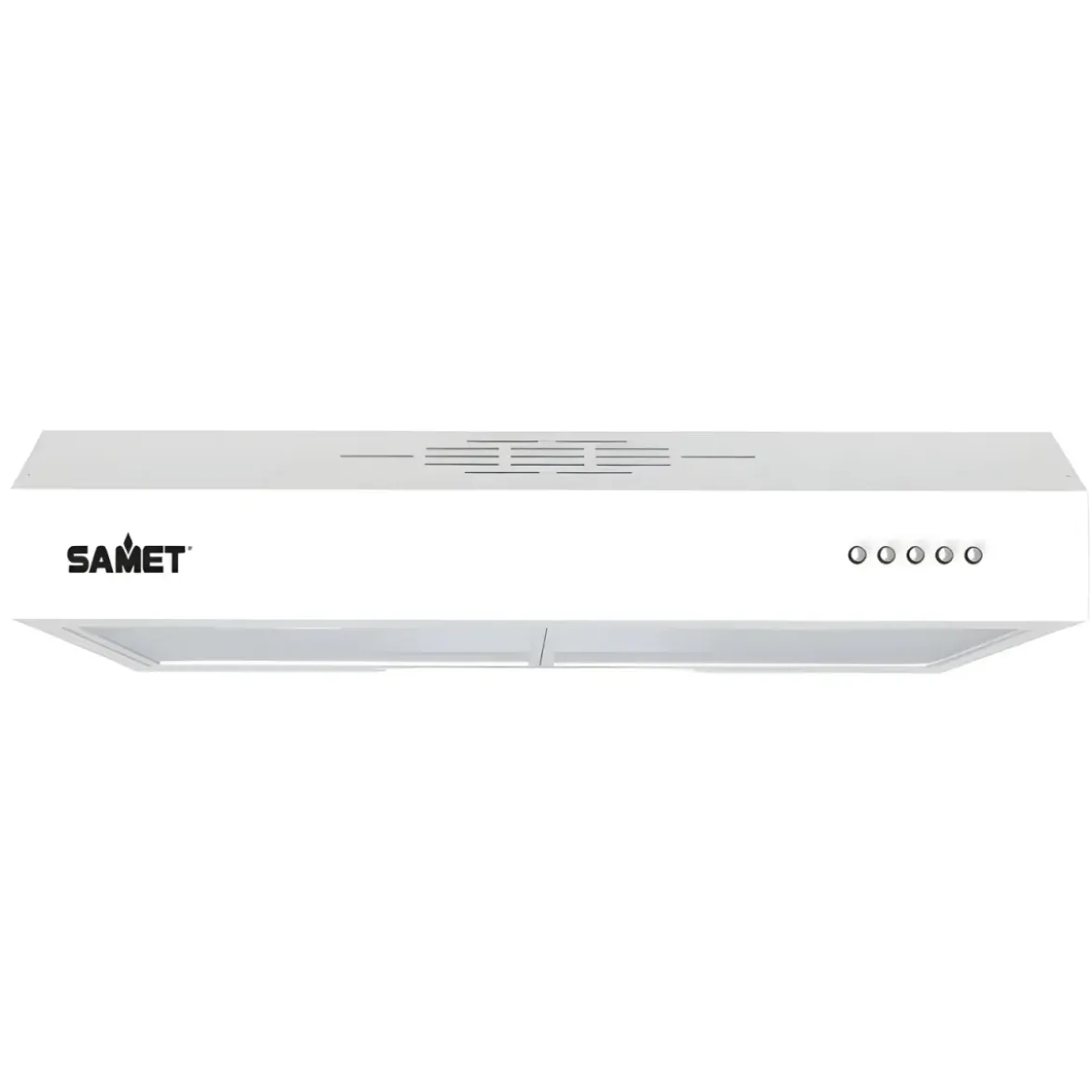 Cappa per Cucina 60 cm Sottopensile Samet 3 Velocità Bianco Classe G