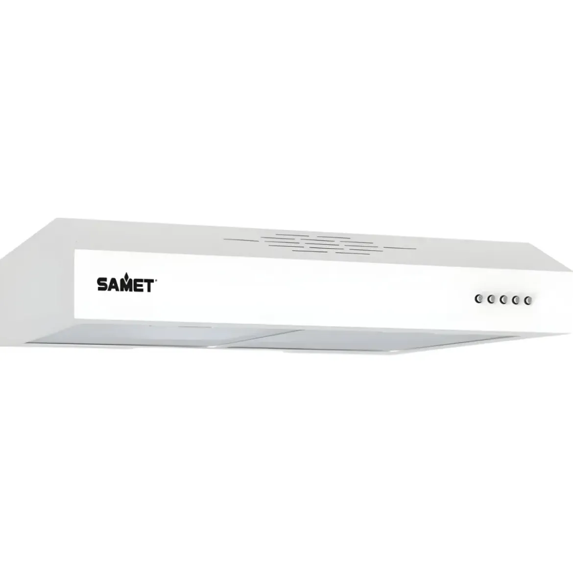 Cappa per Cucina 60 cm Sottopensile Samet 3 Velocità Bianco Classe G