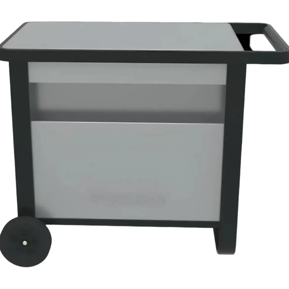 Carrello Barbecue Acciaio Pieghevole 120x63x73 cm Compatibile Ruote