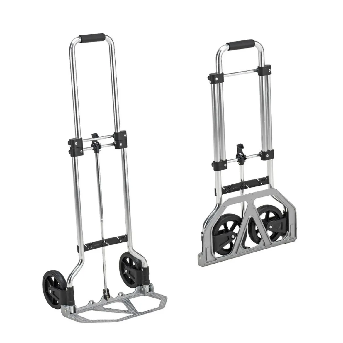 Carrello Pieghevole Portapacchi Max 45kg Bravetta Trasporto Trasloco Giardino
