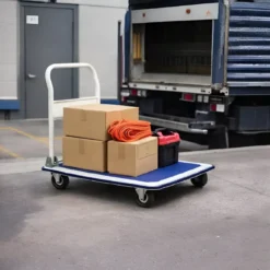 Carrello 4 Ruote con Pianale max 150 Kg