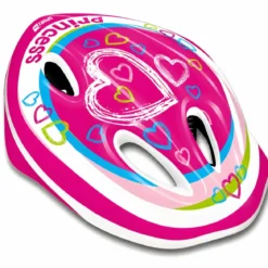 Casco Protezione Easy Girl Taglia 52-56cm Regolabile Bicicletta Viola
