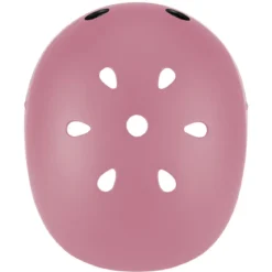Casco Regolabile per Bambini XS-S Ø 48-53 cm Rosa Pastello Luce LED