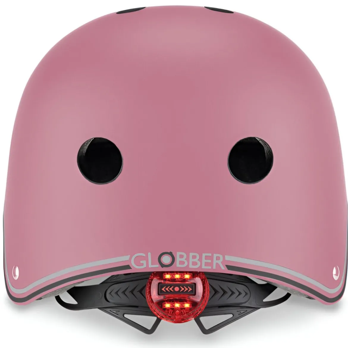 Casco Regolabile per Bambini XS-S Ø 48-53 cm Rosa Pastello Luce LED