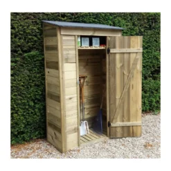 Casetta Armadio in Legno con Pavimento Mobile Ripostiglio da Giardino Attrezzi