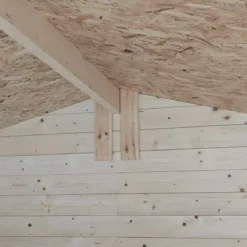 Casetta Armadio in Legno 2X1 con Pavimento Rimessa Attrezzi da Terrazzo Giardino