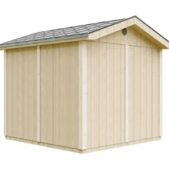 Casetta da Giardino in Legno Grigio Chiaro 236x250 cm 6 m2 Pavimento