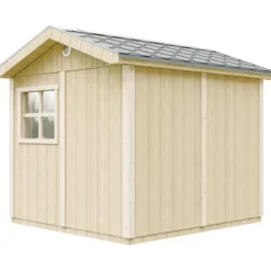 Casetta da Giardino in Legno Miele 236x250 cm 6 m2 con Pavimento