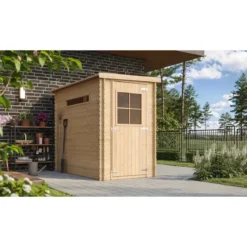 Casetta da Giardino in Legno 144x239x198 cm 19 mm con Pavimento