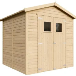 Casetta da Giardino in Legno 2x2m 4 m2 con Doppia Porta Vetrata