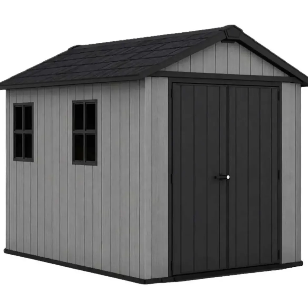Casetta da Giardino Keter Newton Plus in Resina Grigio 230x287 cm