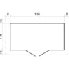 Casetta da Giardino 200x130 Legno 19 mm Doppia Porta Finestrata 2 m2