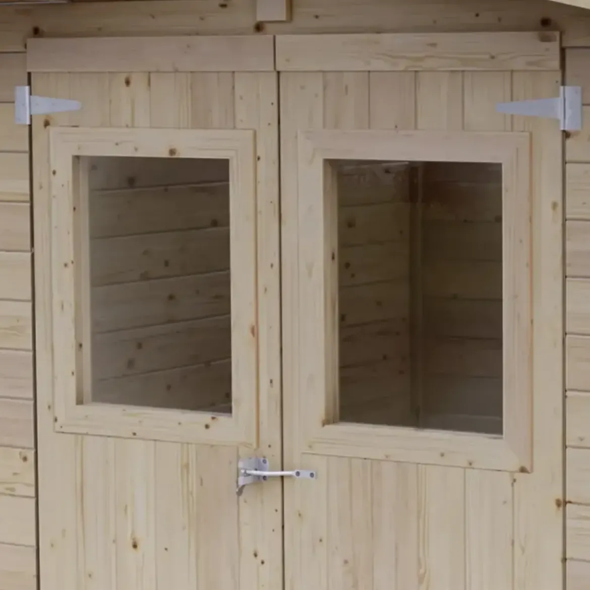 Casetta in Legno Block House 249x249 cm Impermeabile da Giardino