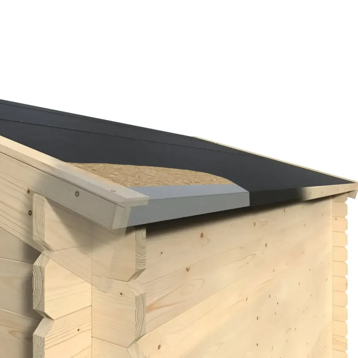 Casetta in Legno da Giardino 4x4 per Attrezzi Doppia Porta Block-House