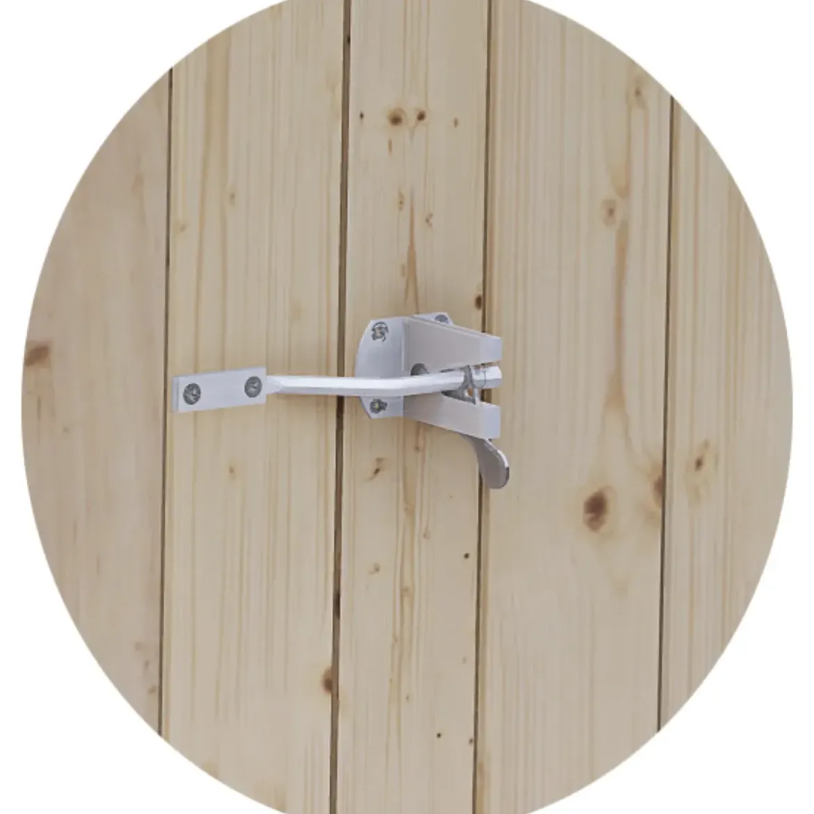 Casetta in Legno da Giardino 238x245 cm con Porta Doppia a Battente