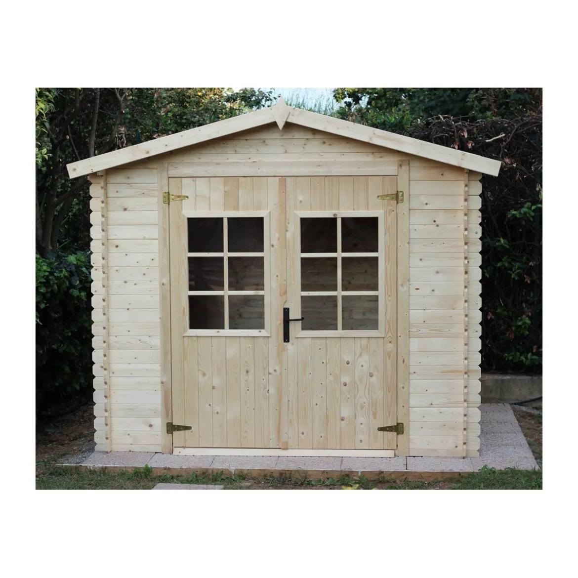 Casetta in Legno da Giardino 2.5x3 m 19mm Box per Attrezzi