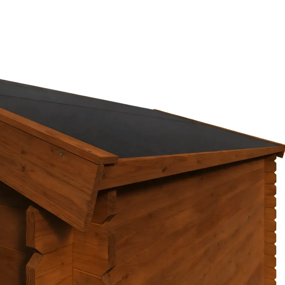 Casetta in Legno Trattato 34mm da Giardino 4x4 Doppia Porta Block-House